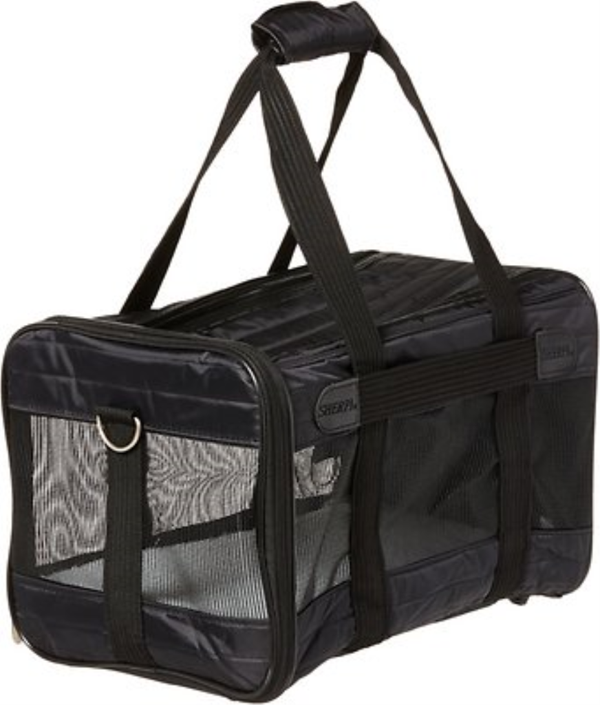 Sherpa Original Deluxe Pet Carrier, Black, Medium