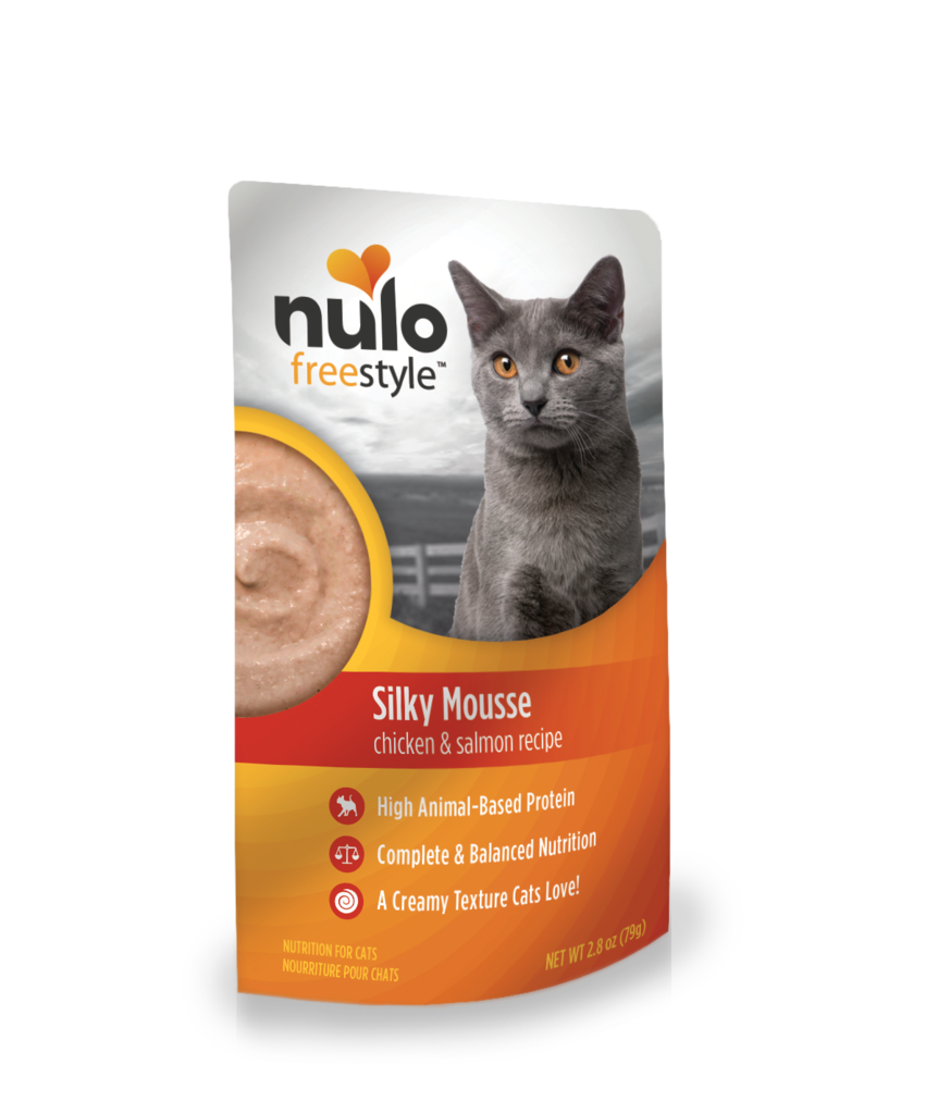 Nulo FreeStyle Cat Silky Mousse, Chicken & Salmon, 2.8-oz pouch