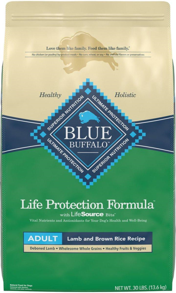 Blue Buffalo Life Protection Formula Adult Lamb & Brown Rice Recipe Dry Dog Food, 30-lb