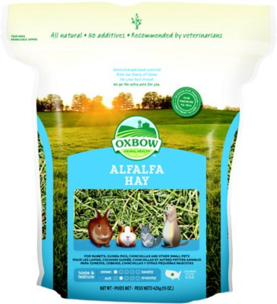 Oxbow Alfalfa Hay Small Animal Food, 15-oz