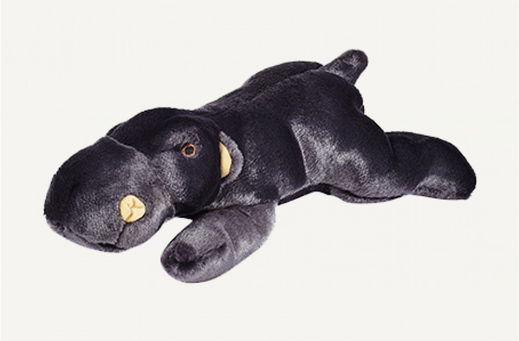 Fluff & Tuff Helga Hippo Dog Toy, 11-in