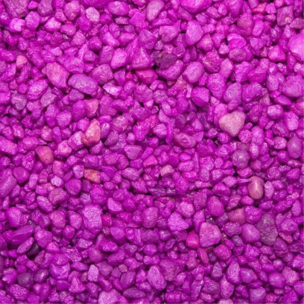 Estes PermaGlo Fluorescent Aquarium Gravel, Neon Lavender, 5-lb