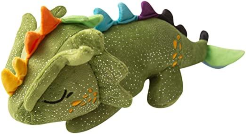 Snugarooz Drowsy the Dragon Dog Toy, Green, 14-in