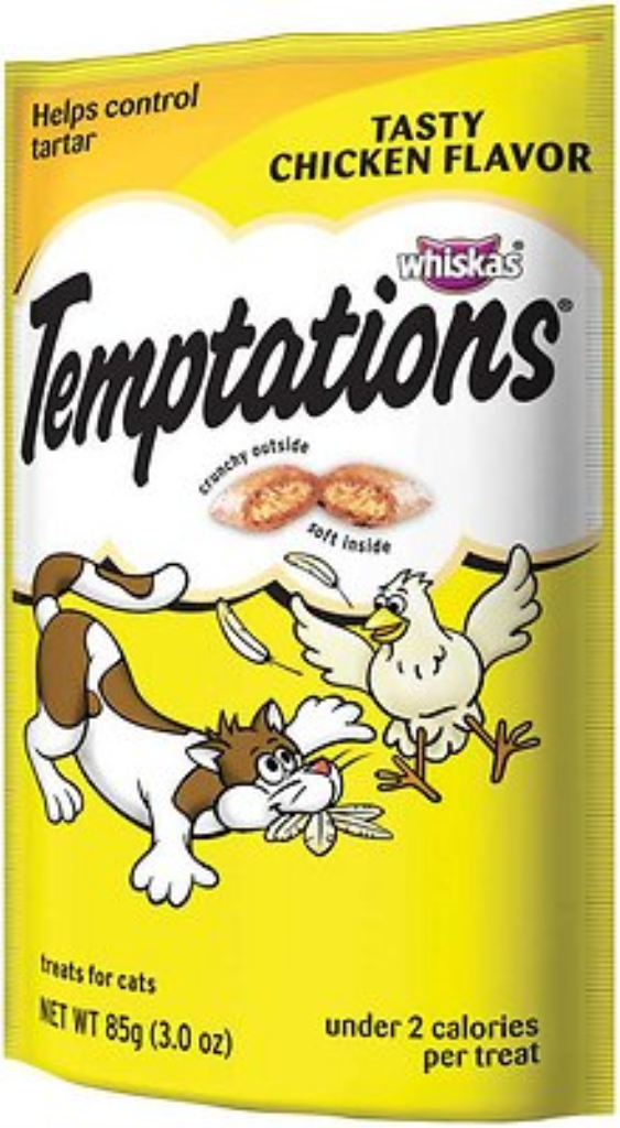 Temptations Tasty Chicken Flavor Cat Treats, 3-oz