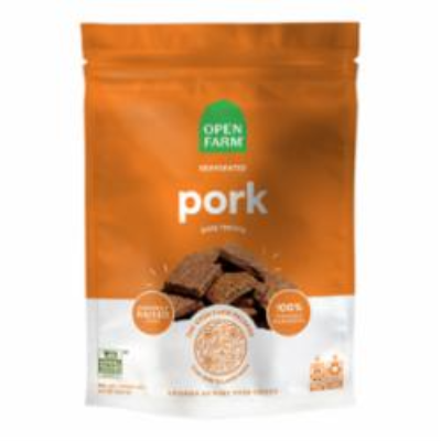 OPEN FARM DOG DEHYDRATED TREAT PORK 4.5OZ