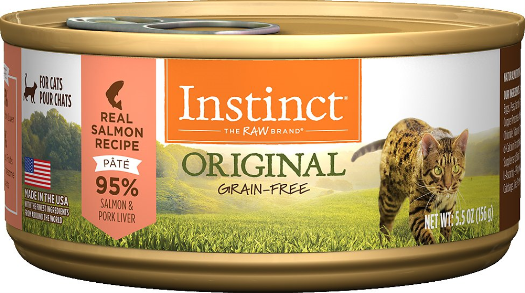 Instinct Original Grain-Free Real Salmon Recipe Natural Wet Canned Cat Food, 3-oz