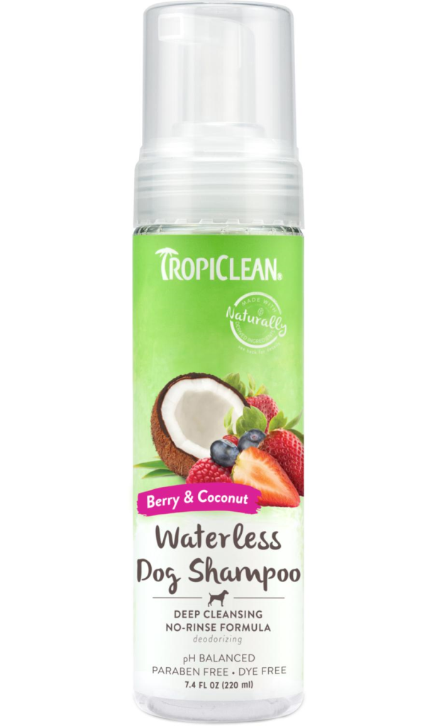Tropiclean Deep Cleansing Waterless Dog Shampoo, 7.4-oz