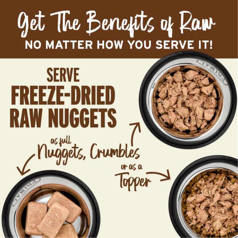 Primal Dog Freeze Dried Nuggets Beef 14 oz