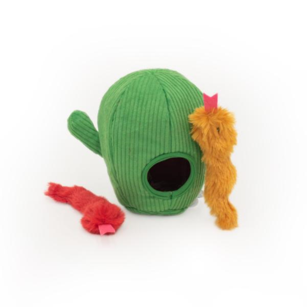 ZippyPaws ZippyClaws Burrow Snakes in Cactus Cat Toy