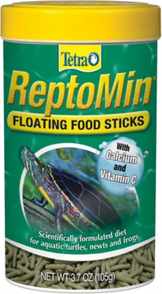 Tetra ReptoMin Floating Sticks Turtle & Amphibian Food, 3.7-oz jar