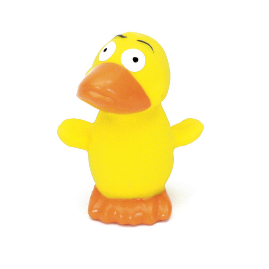 Li'l Pals Latex Duck Dog Toy, 2.5-in