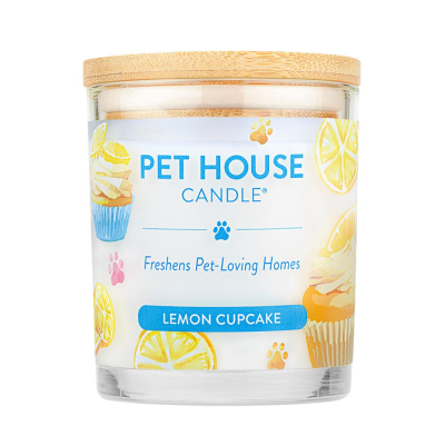 Pet House Candle Lemon Cupcake 9-oz