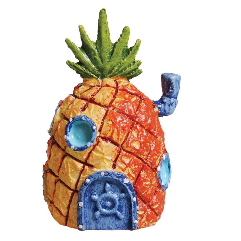 Penn-Plax SpongeBob Pineapple Home Aquarium Ornament, Mini