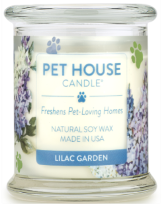 Pet House Candle Lilac Garden Large