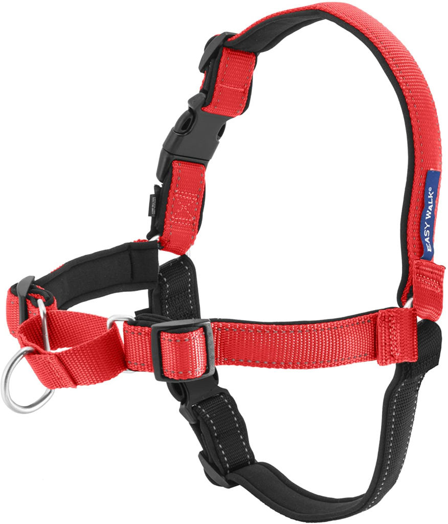 PetSafe Easy Walk Deluxe Dog Harness, Rose Pink, Medium