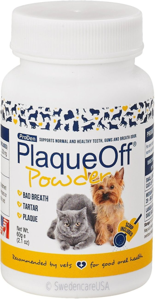 ProDen PlaqueOff Powder Dog & Cat Supplement, 60-gram
