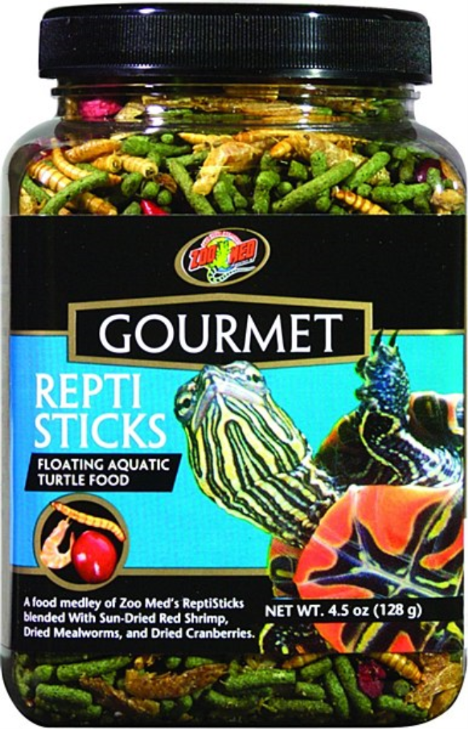 Zoo Med Gourmet ReptiSticks Turtle Food, 4.5-oz