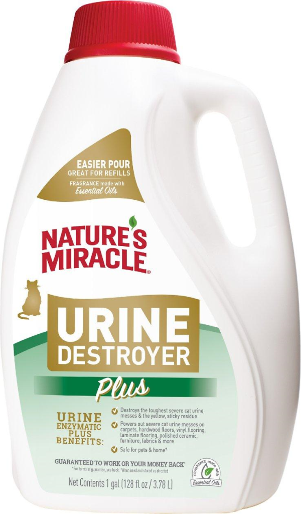 Nature's Miracle Plus Cat Urine Destroyer, 128-oz