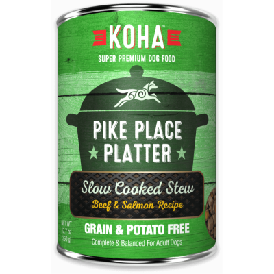 KOHA Pike Place Platter Slow Cooked Stew Beef & Salmon Recipe