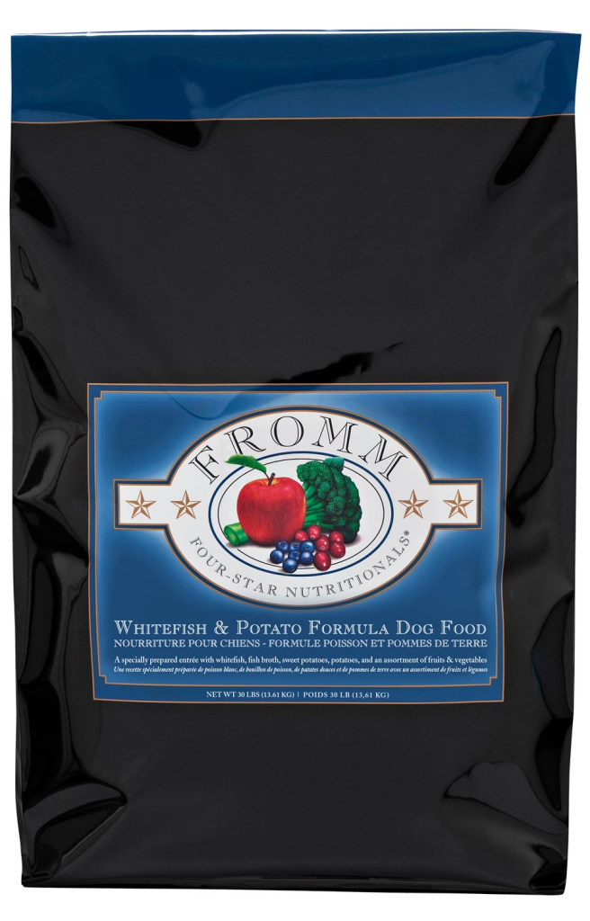 Fromm Four-Star Nutritionals Whitefish & Potato Dry Dog Food, 4-lb