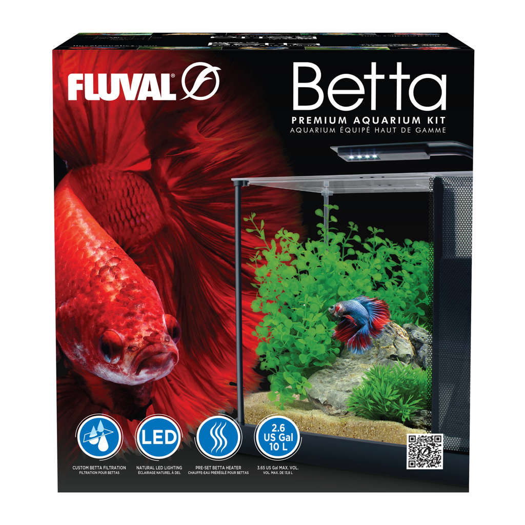 Betta Premium Aquarium Kit, 2.6 US Gal / 10 L