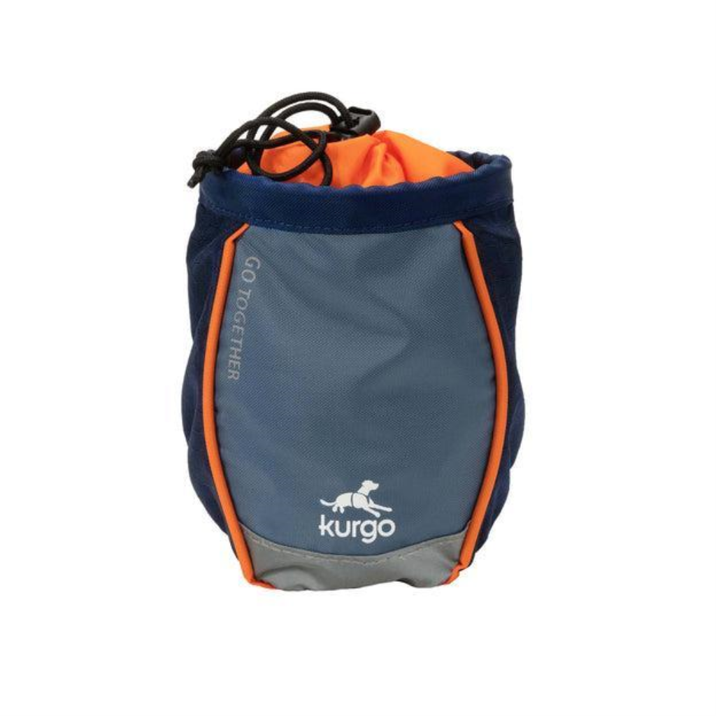 Kurgo Go Stuff It Dog Treat Bag, Navy Blue