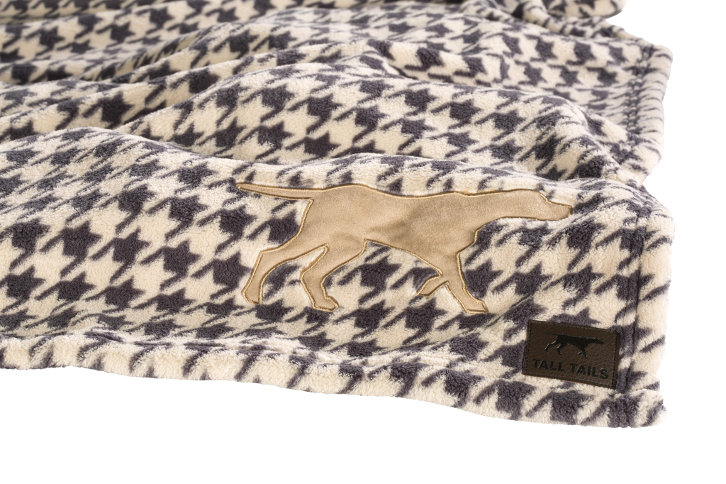 Tall Tails Houndstooth Dog Blanket, 30-in x 40-in