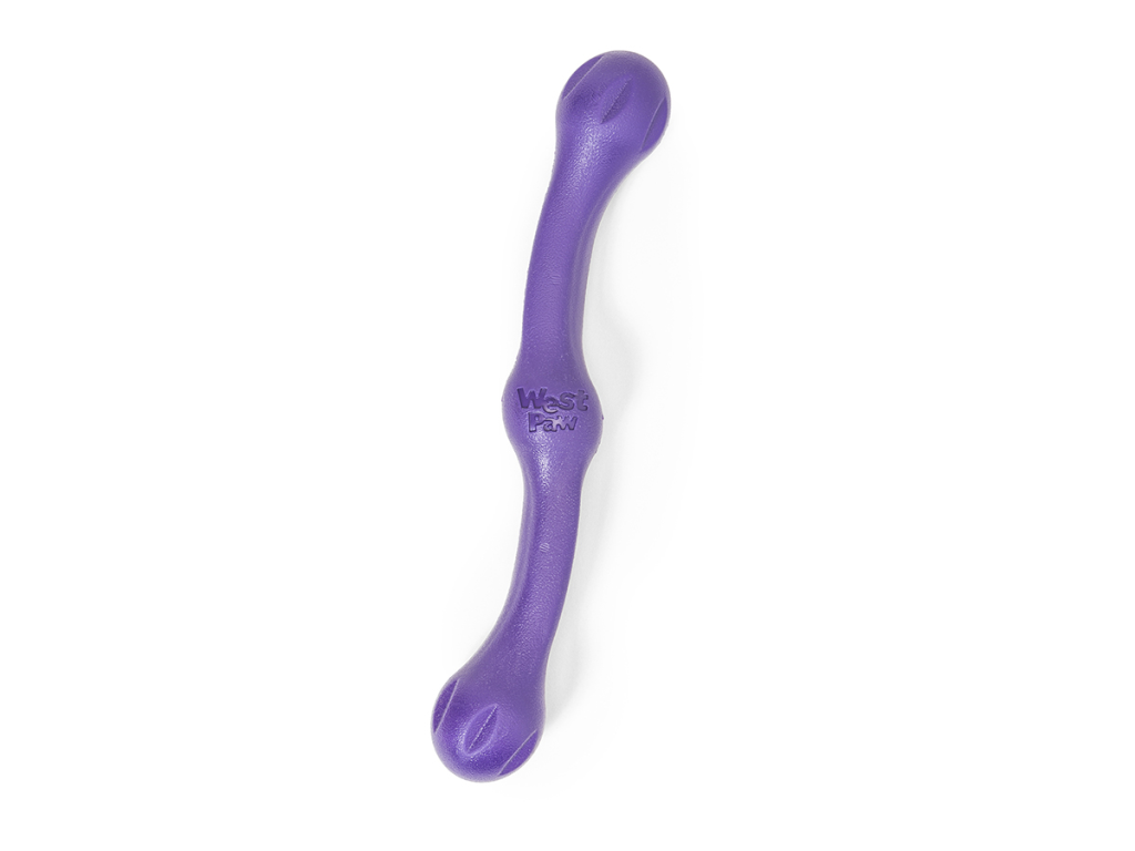 West Paw Zogoflex Zwig Dog Toy, Eggplant, Large