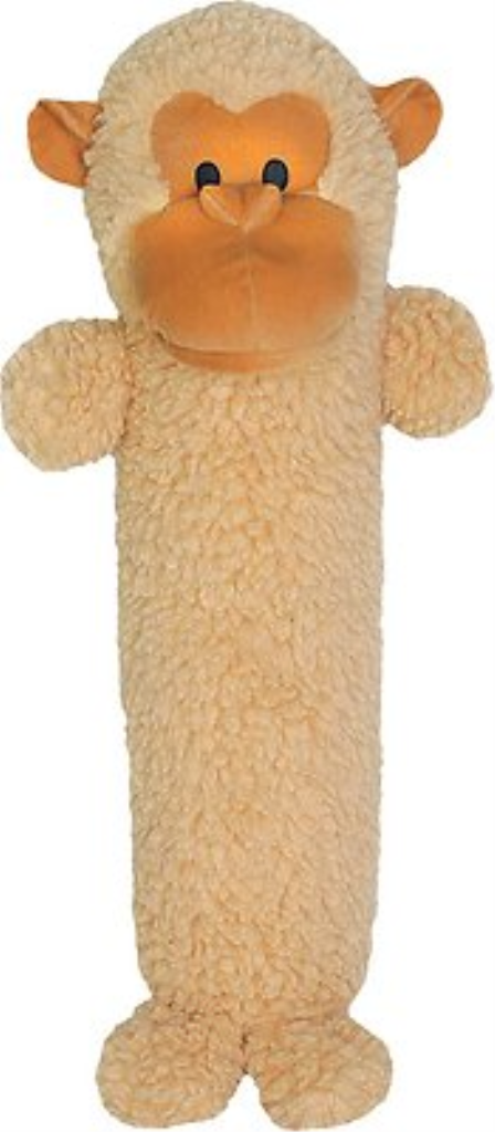 Petlou Monkey Stick Plush Dog Toy, 26-in