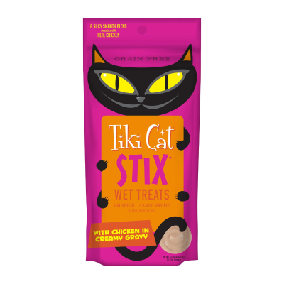 Tiki Cat Stix Chicken Mousse Cat Treat, 6-pack