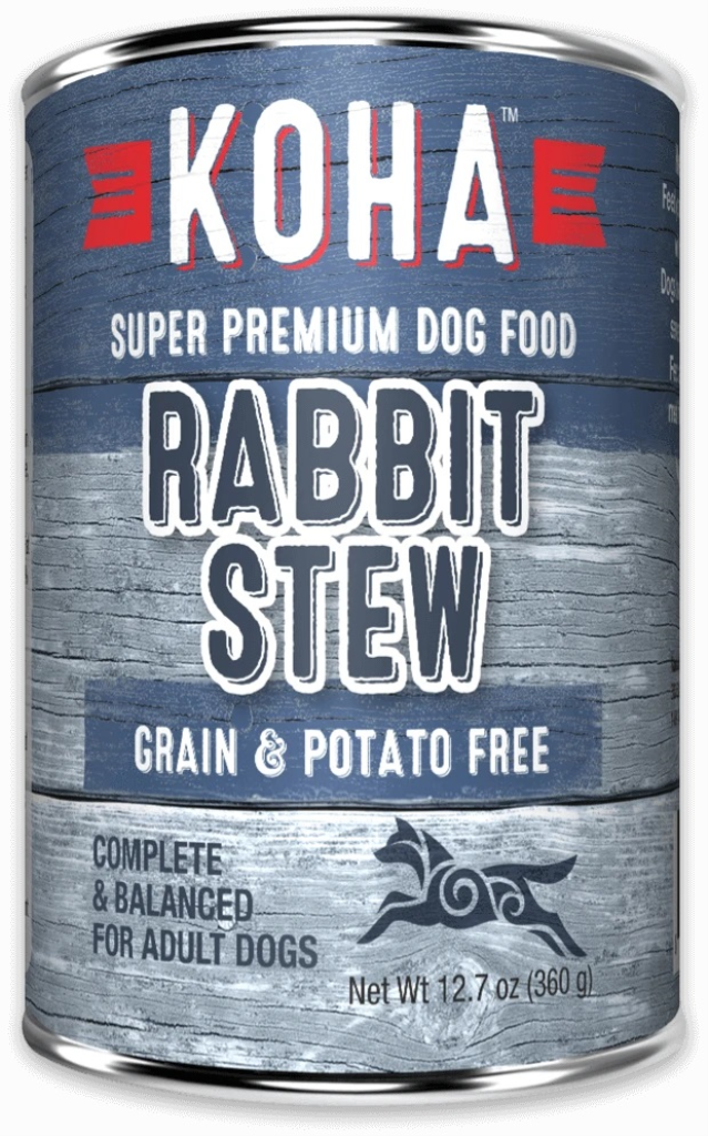 Koha Minimal Ingredient Rabbit Stew Wet Dog Food, 12-oz can