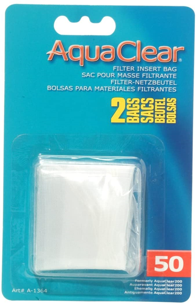 AquaClear 50 Filter Insert Bag for Aquariums, 2-pk