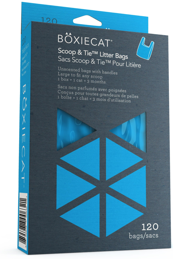 Boxiecat Scoop & Tie™ Cat Litter Bags, 120-count