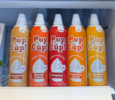 Pupcup! Frozen Whipped Cream Bacon 13oz - Dog Krazy Inc