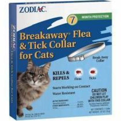 Zodiac Breakaway Flea & Tick Collar For Cats 7 Month Supply
