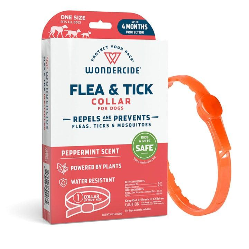 Wondercide Peppermint Scent Flea & Tick Collar for Dogs