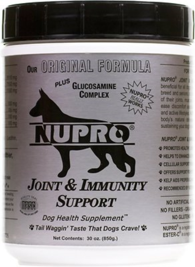 Nupro All Natural Joint & Immunity Support Dog Supplement, 30 scoops
