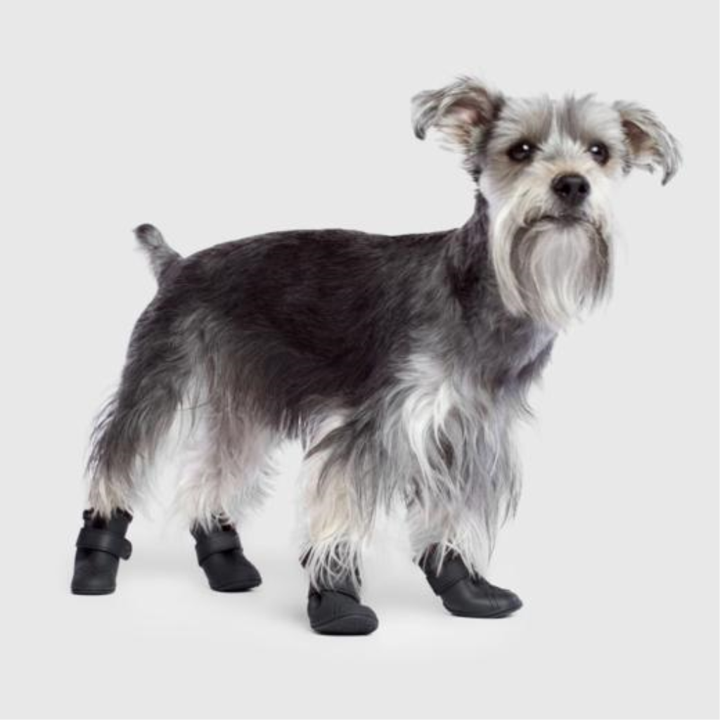 Canada Pooch Fleece Lined Wellies Dog Boots, Black, X-Small