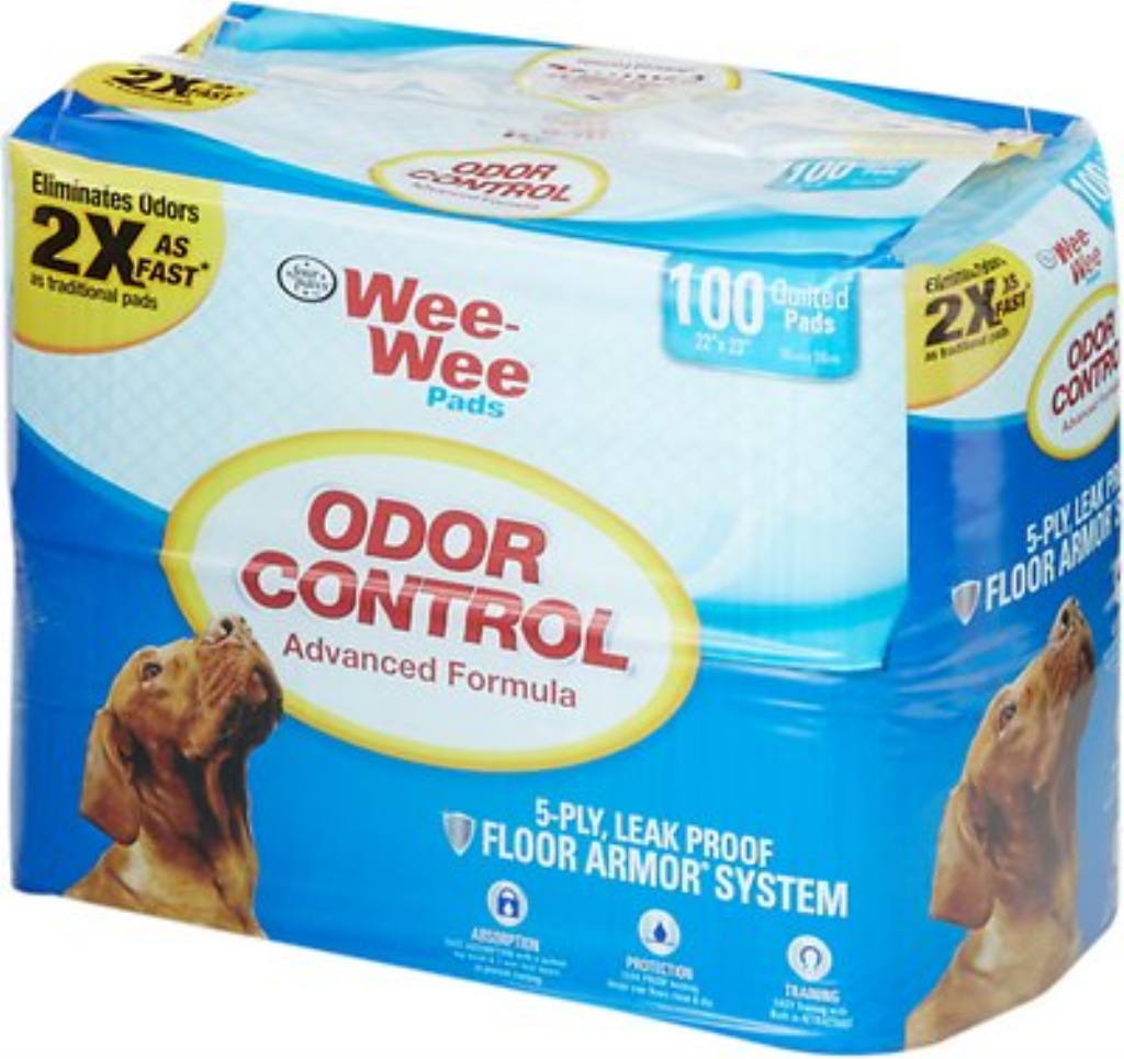 Wee-Wee Odor Control Pads for Dogs, 22 x 23 in, 100 count