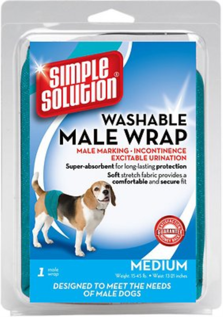 Simple Solution Washable Male Wrap, Medium