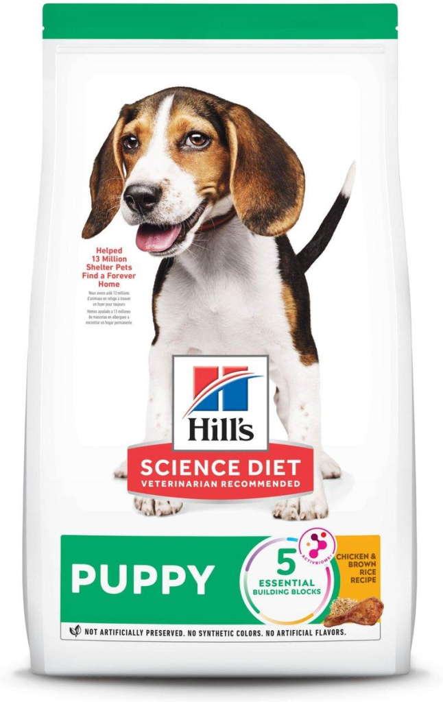 Hill's Science Diet Puppy Chicken & Brown Rice Dry Dog Food, 15.5-lb