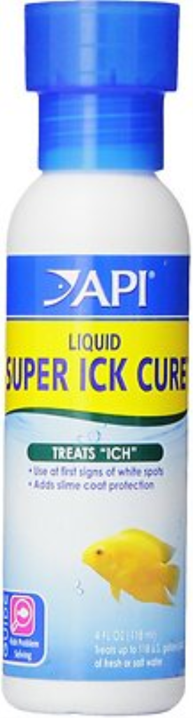 API Liquid Super Ick Cure Freshwater Aquarium Fish Medication, 4-oz bottle
