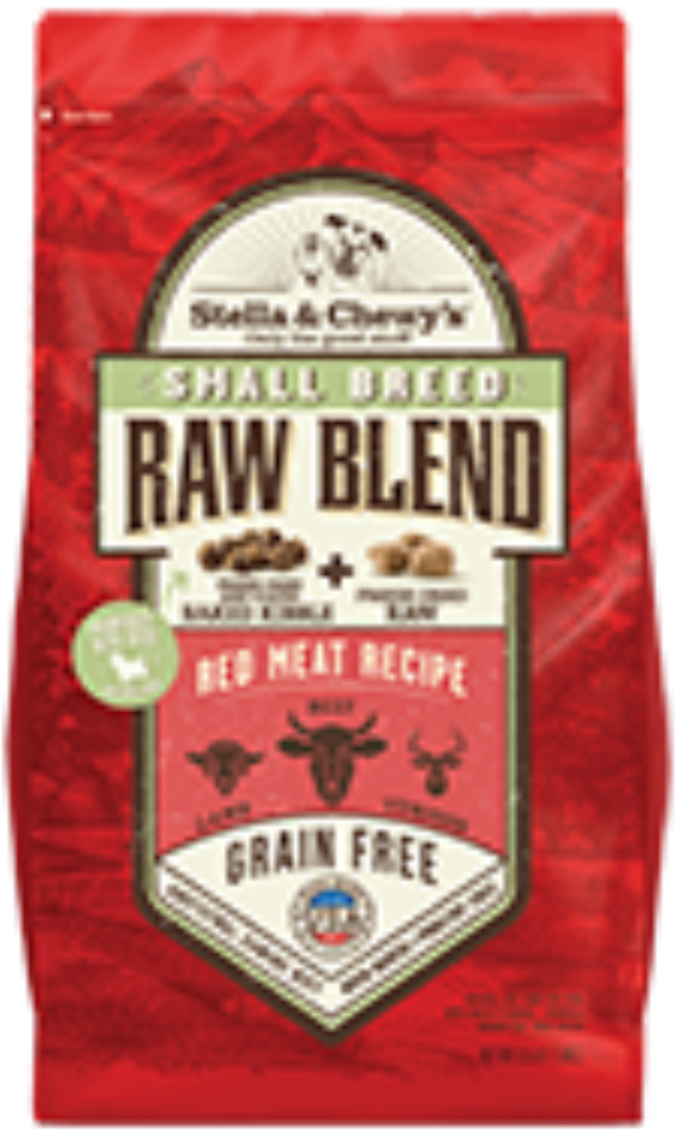 Stella & Chewy's Raw Blend Red Meat Recipe Small Breed Freeze-Dried Raw & Dry Dog Food, 3.5-lb