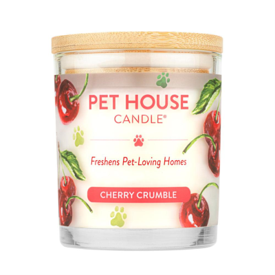 Pet House Candle Cherry Crumble Large