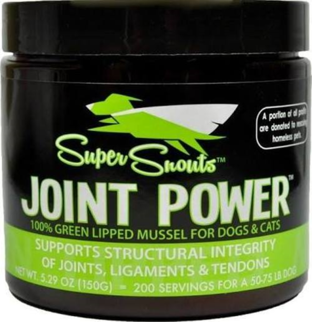 Diggin' Your Dog Super Snouts Joint Powder 100% Green Lipped Mussel for Dogs, 150-g
