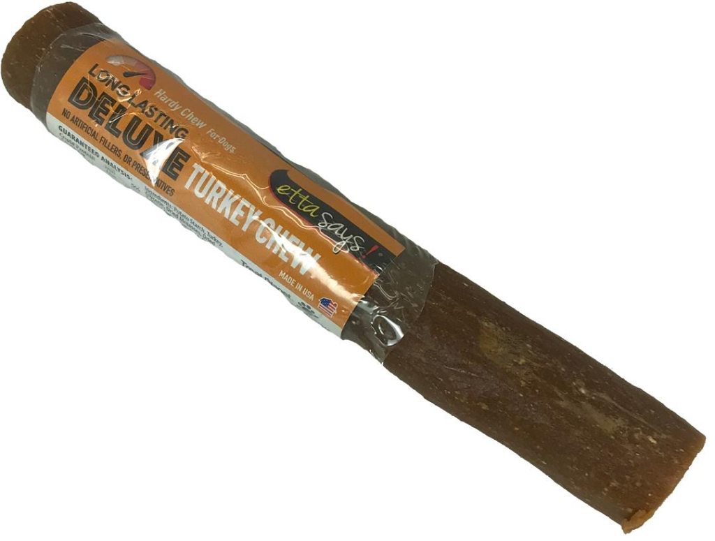 Etta Says! Deluxe 7" Turkey Dog Chew Treats, 1-count