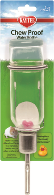 Kaytee Chew-Proof Small Animal Water Bottle, 6-oz bottle