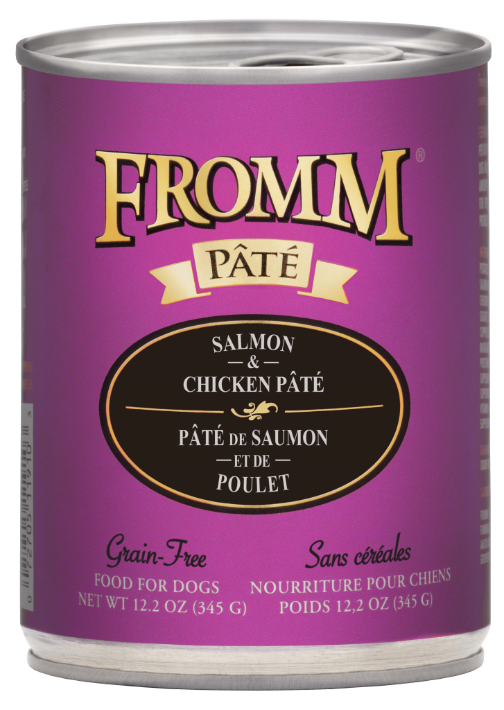 Fromm Salmon & Chicken Pate Canned Dog Food, 12.2-oz