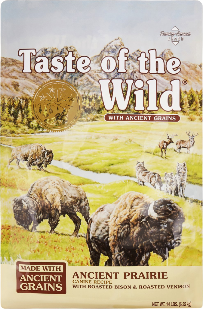 Taste of the Wild Ancient Prairie with Ancient Grains Dry Dog Food, 14-lb