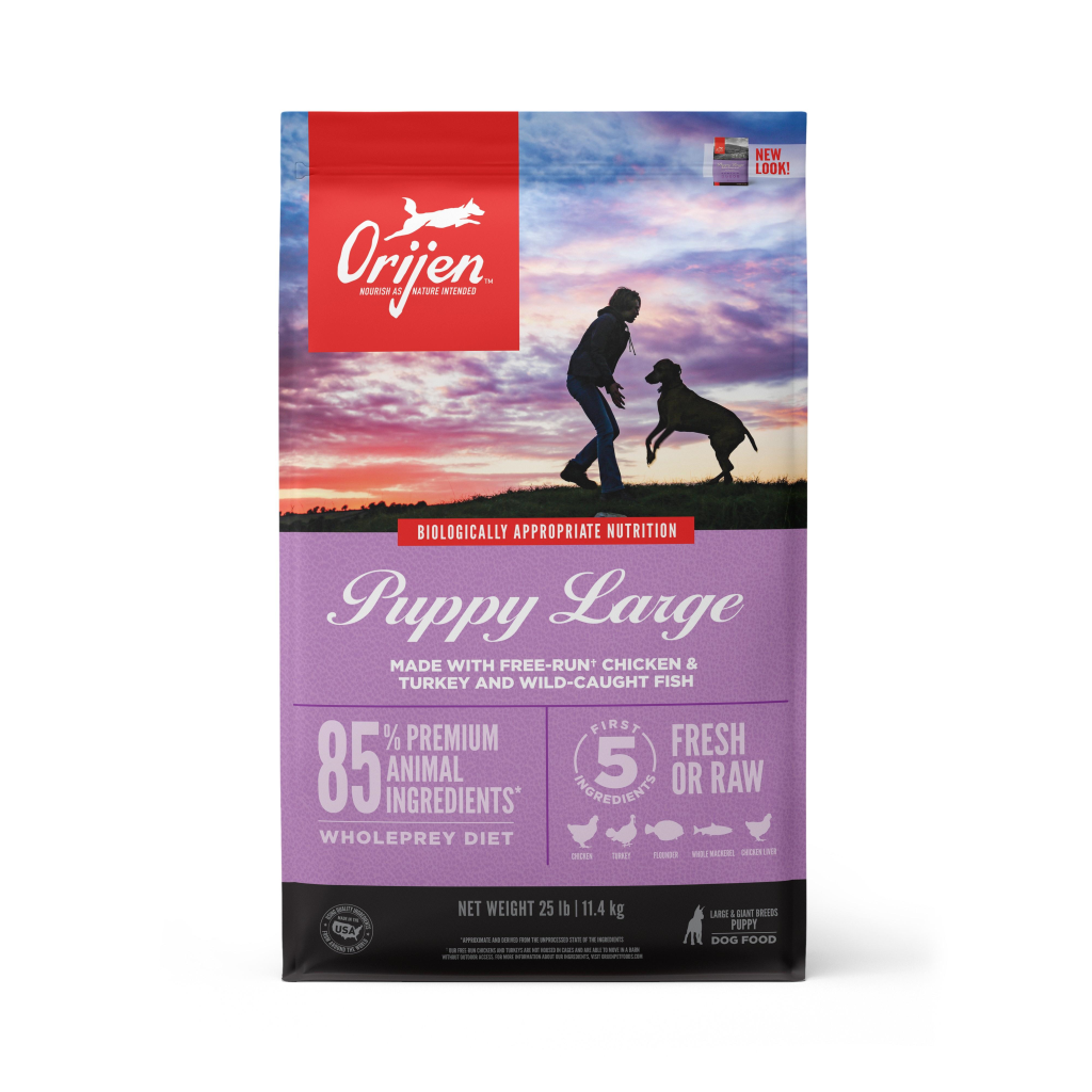 ORIJEN Puppy Large Breed Grain-Free Dry Dog Food, 23.5-lb